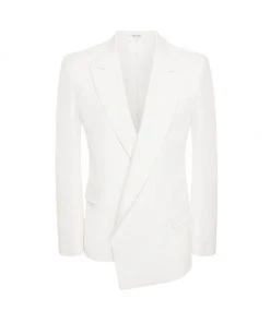 Alexander McQueen Asymmetric Double-Breasted Jacket For Men