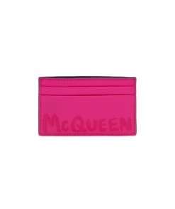 Alexander McQueen Logo Leather Card Case For Men Ultram -Alexander McQueen Elegant store unnamed file 733