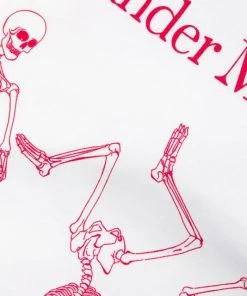 Alexander McQueen Dancing Skeletons Logo T-Shirt For Men -Alexander McQueen Elegant store unnamed file 745
