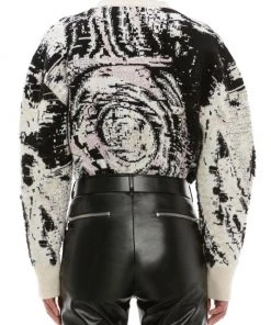 Alexander McQueen Abstract Knit Crewneck Sweater For Men -Alexander McQueen Elegant store unnamed file 766