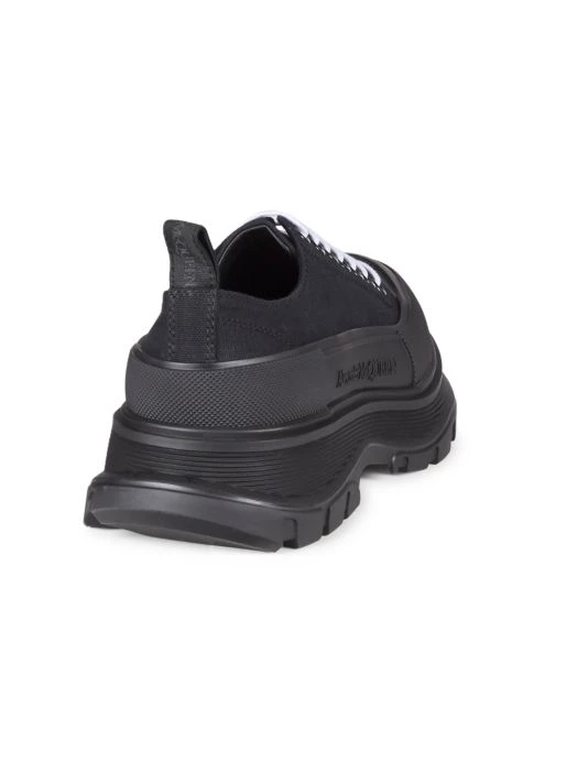 Alexander McQueen Tread Slick Sneakers For Men Black 3 Alexander McQueen Tread Slick Sneakers For Men Black - Image 3
