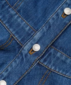 Alexander McQueen Pleated Denim Shirtdress -Alexander McQueen Elegant store unnamed file 800