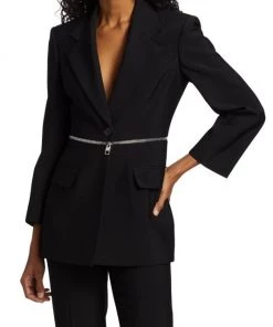 Alexander McQueen Zip Slash Wool Jacket -Alexander McQueen Elegant store unnamed file 803