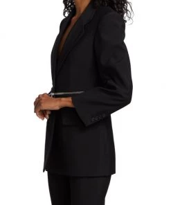 Alexander McQueen Zip Slash Wool Jacket -Alexander McQueen Elegant store unnamed file 804