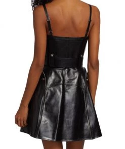 Alexander McQueen Biker Belted Leather Dress -Alexander McQueen Elegant store unnamed file 812