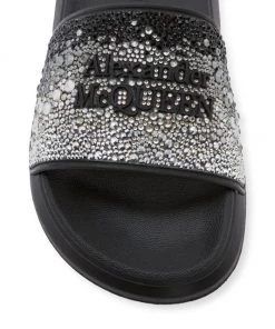 Alexander McQueen Degrade Crystal-Embellished Pool Slides -Alexander McQueen Elegant store unnamed file 825
