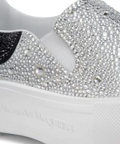 Alexander McQueen Plimsoll Slip-On Crystal Sneakers For Men -Alexander McQueen Elegant store unnamed file 842