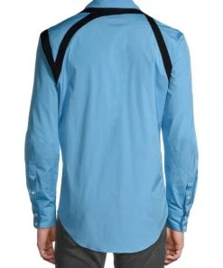 Alexander McQueen Deep Sky Harness Shirt For Men 10 Alexander McQueen Deep Sky Harness Shirt For Men -Alexander McQueen Elegant store unnamed file 860