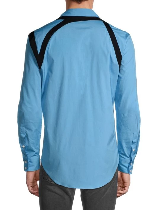 Alexander McQueen Deep Sky Harness Shirt For Men 5 Alexander McQueen Deep Sky Harness Shirt For Men - Image 5