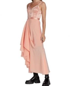 Alexander McQueen Sleeveless Asymmetric Drape Midi-Dress 10 Alexander McQueen Sleeveless Asymmetric Drape Midi-Dress -Alexander McQueen Elegant store unnamed file 865