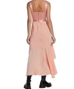 Alexander McQueen Sleeveless Asymmetric Drape Midi-Dress 11 Alexander McQueen Sleeveless Asymmetric Drape Midi-Dress -Alexander McQueen Elegant store unnamed file 866