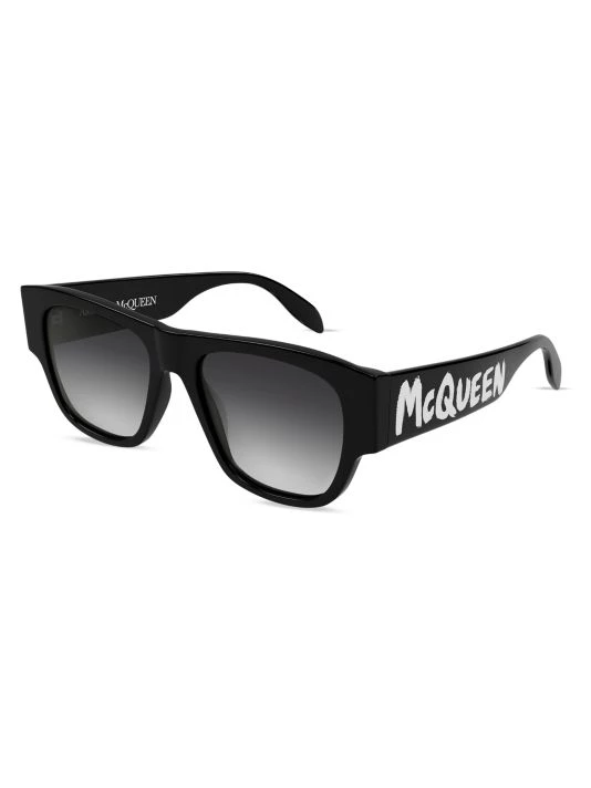 Alexander McQueen Casual Lines Am0328s-001 54MM Sunglasses For Men 1 Alexander McQueen Casual Lines Am0328s-001 54MM Sunglasses For Men