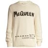 Alexander McQueen Crewneck Logo Sweater For Men
