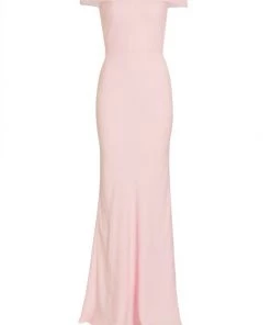 Alexander McQueen Off-The-Shoulder Gown Ice Pink -Alexander McQueen Elegant store unnamed file 905