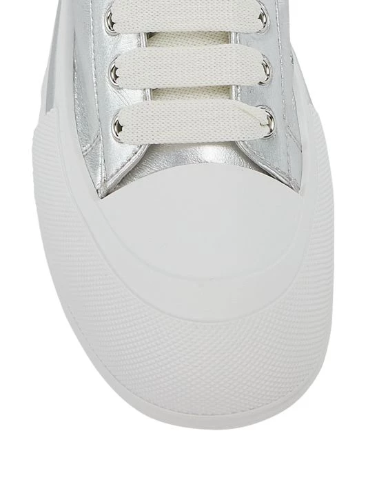 Alexander McQueen Deck Plimsoll Metallic High-Top Sneakers For Men 4 Alexander McQueen Deck Plimsoll Metallic High-Top Sneakers For Men - Image 4