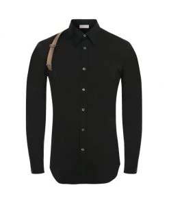 Alexander McQueen Tape Harness Shirt For Men Indigo Ink 6 Alexander McQueen Tape Harness Shirt For Men Indigo Ink -Alexander McQueen Elegant store unnamed file 927