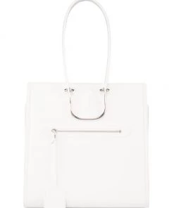 Alexander McQueen The Tall Story Leather Tote