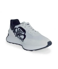 Alexander McQueen Logo Cut-Out Sneakers For Men