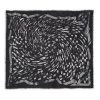 Alexander McQueen Vortex Biker Scarf For Men Black Ivory