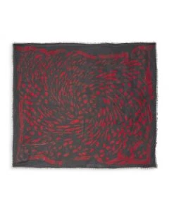 Alexander McQueen Vortex Biker Scarf For Men Black Ivory -Alexander McQueen Elegant store unnamed file 943