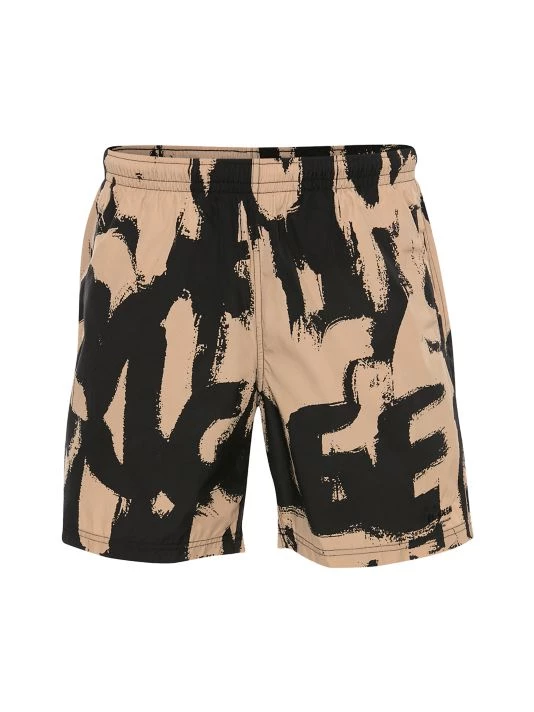 Alexander McQueen Allover Graffiti Swim Shorts For Men 1 Alexander McQueen Allover Graffiti Swim Shorts For Men