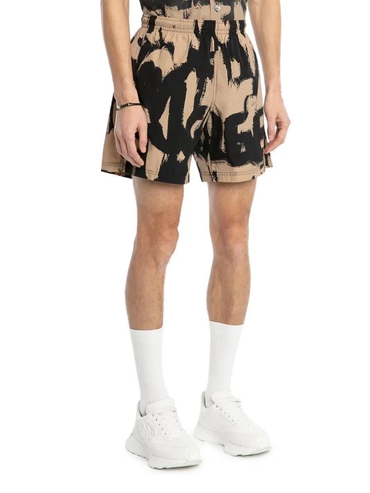 Alexander McQueen Allover Graffiti Swim Shorts For Men 4 Alexander McQueen Allover Graffiti Swim Shorts For Men - Image 4