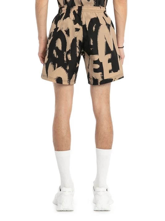 Alexander McQueen Allover Graffiti Swim Shorts For Men 5 Alexander McQueen Allover Graffiti Swim Shorts For Men - Image 5