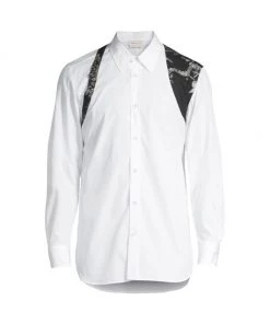 Alexander McQueen Doodle Harness Shirt For Men