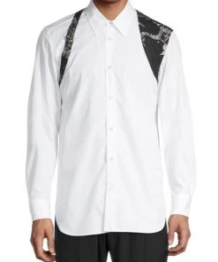 Alexander McQueen Doodle Harness Shirt For Men -Alexander McQueen Elegant store unnamed file 958
