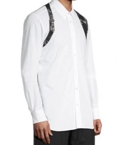 Alexander McQueen Doodle Harness Shirt For Men -Alexander McQueen Elegant store unnamed file 959