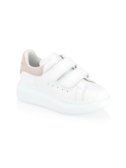 Alexander McQueen Little Girl's & Girl's Leather Oversize Sneakers For Kids 1 Alexander McQueen Little Girl's & Girl's Leather Oversize Sneakers For Kids
