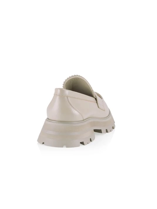 Alexander McQueen Leather Lug-Sole Penny Loafers 3 Alexander McQueen Leather Lug-Sole Penny Loafers - Image 3