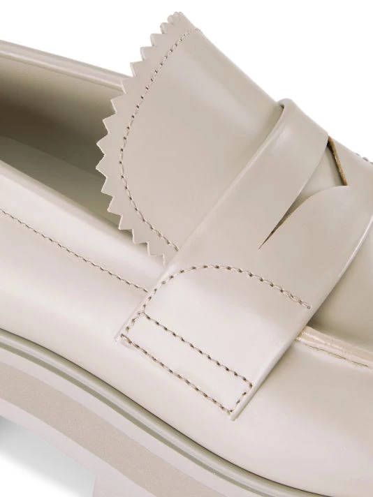 Alexander McQueen Leather Lug-Sole Penny Loafers 6 Alexander McQueen Leather Lug-Sole Penny Loafers - Image 6