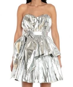 Alexander McQueen Metallic Peplum Top 7 Alexander McQueen Metallic Peplum Top -Alexander McQueen Elegant store unnamed file 982