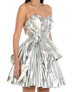 Alexander McQueen Metallic Peplum Top 8 Alexander McQueen Metallic Peplum Top -Alexander McQueen Elegant store unnamed file 983