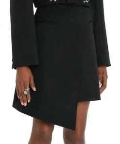 Alexander McQueen Wool Overlay Miniskirt -Alexander McQueen Elegant store unnamed file 994